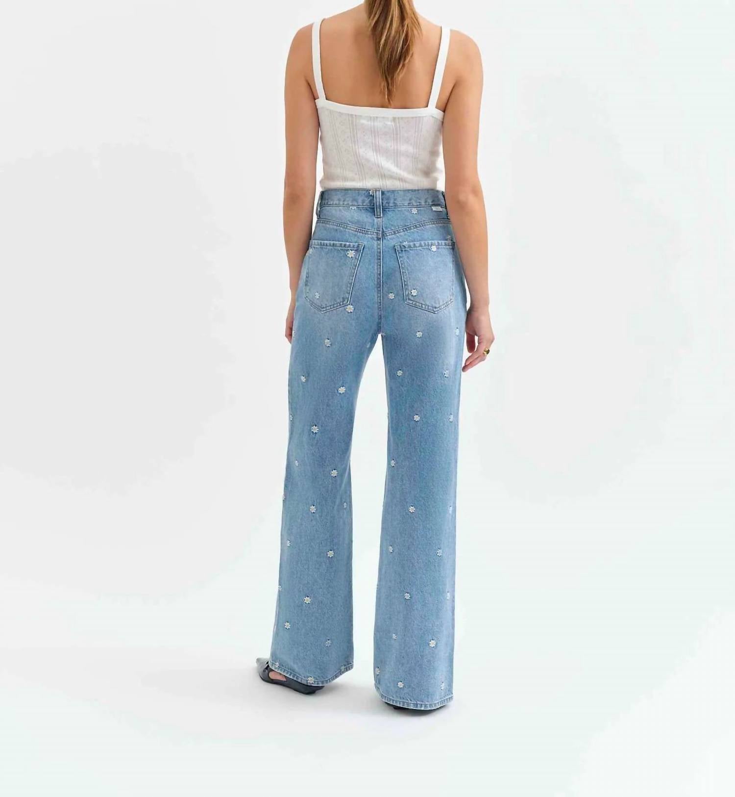 Daze - Far Out High Rise Wide Leg Jean