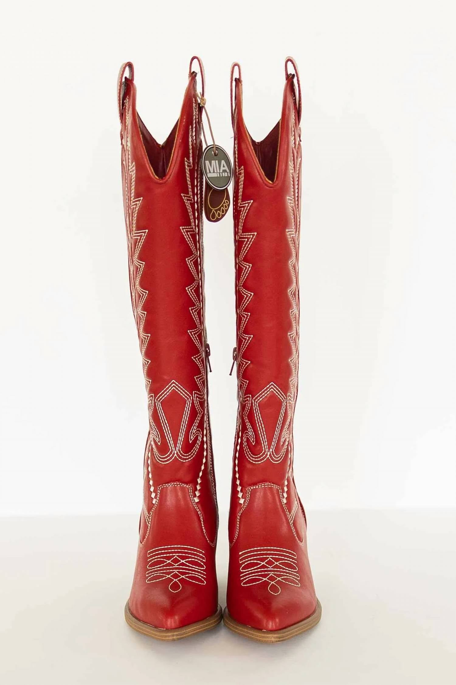 Mia Shoes - Women's Locklyn Cowboy Boots