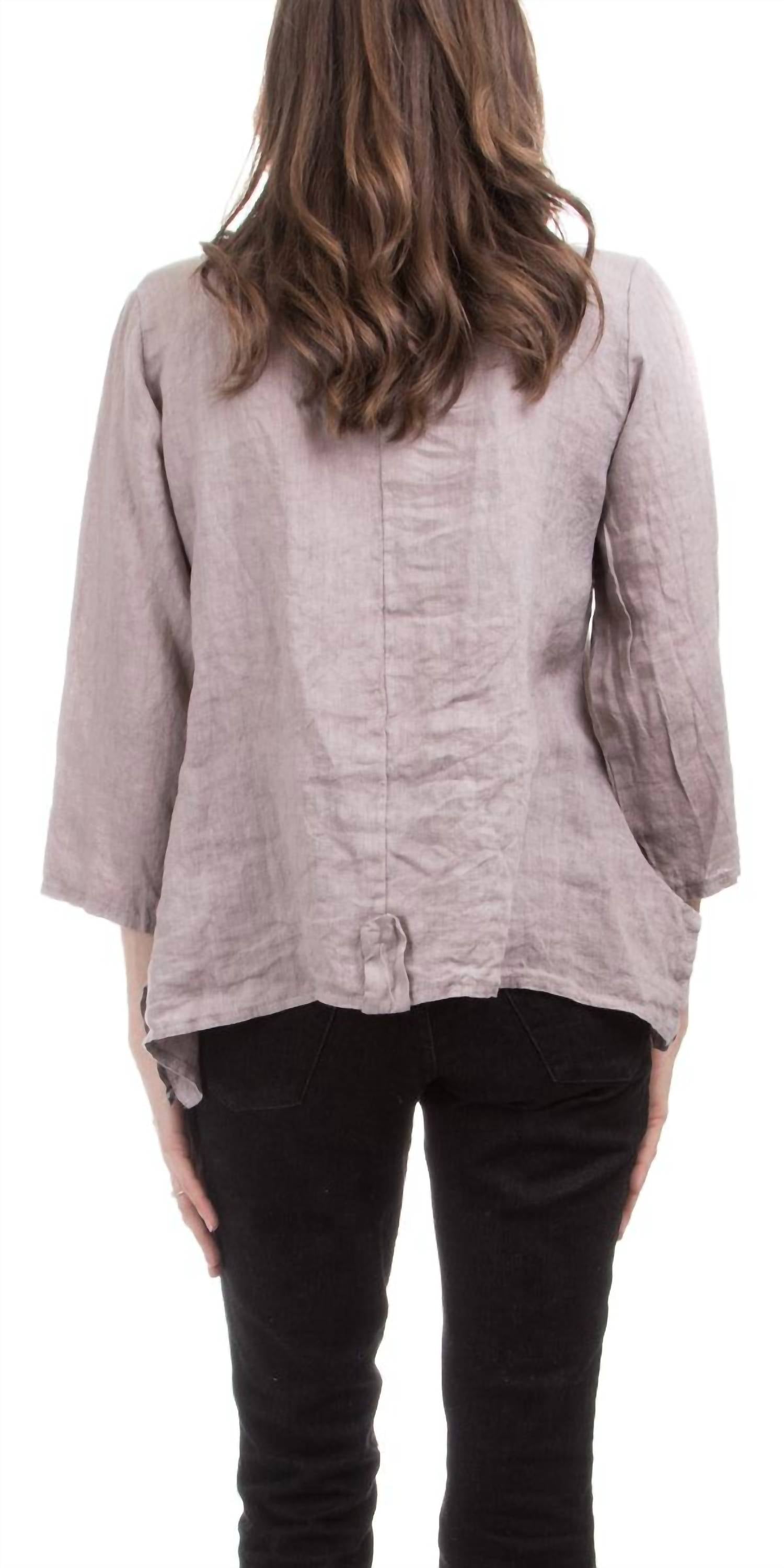 Gigi Moda - Maira Linen Tunic Top