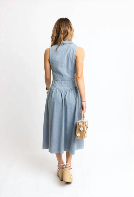 Karlie - 80s Maxi Shirt Dress