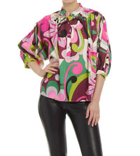 Patty Kim - Lola Ruffle Neck Blouse