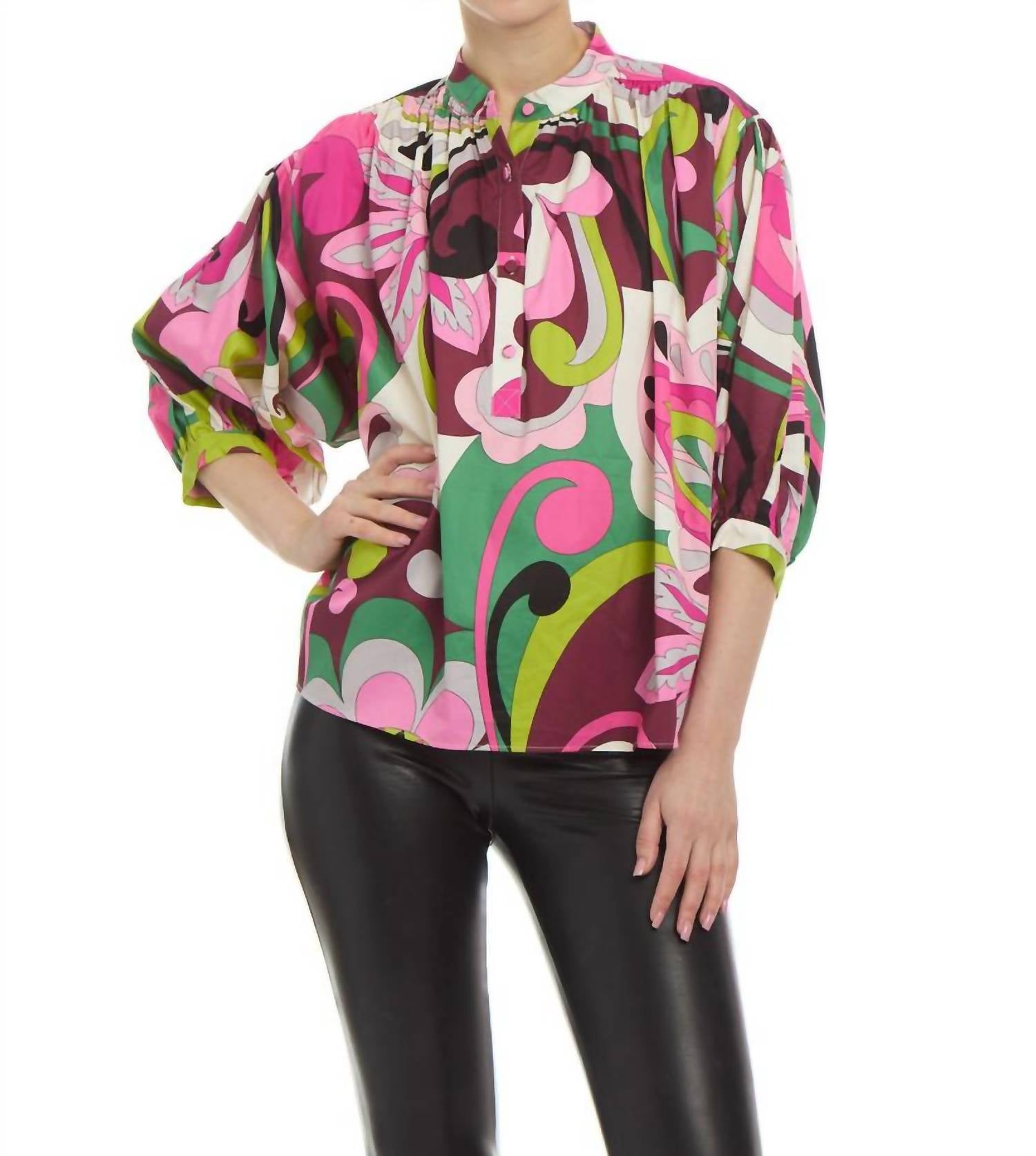 Patty Kim - Lola Ruffle Neck Blouse