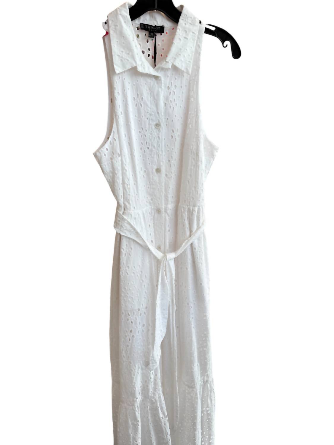 Tricot Chic - Women's Eyelet Dress