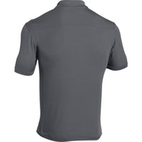 UNDER ARMOUR Men's Team Armour Golf Polo in graphite - men's shirt - detail view