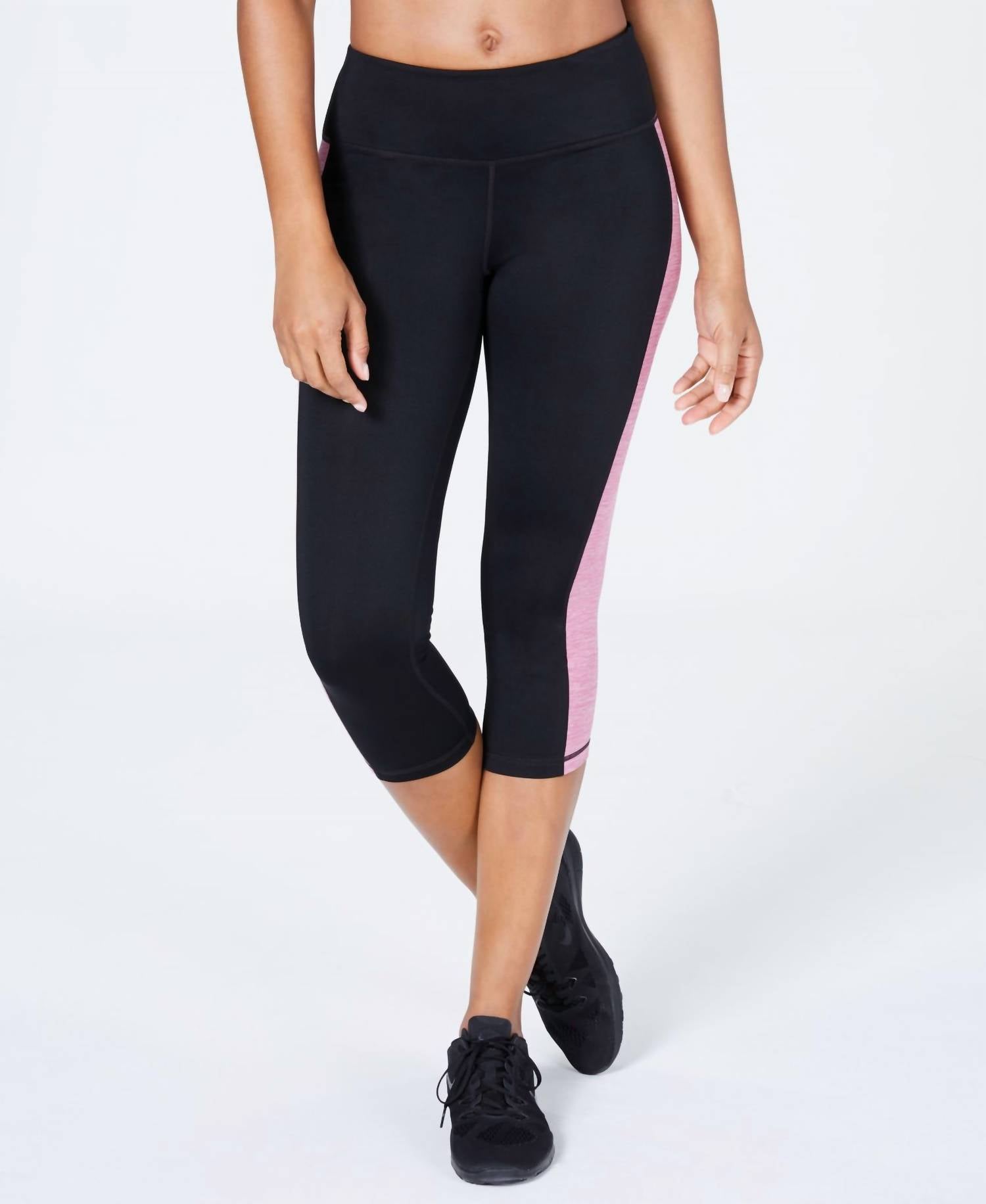 Ideology - Women's Activewear Colorblocked Cropped Leggings