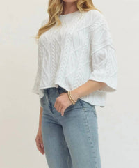 Entro - Textured Treasure Sweater