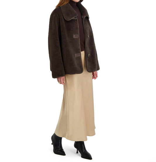 Tahari - Kai Reversible Faux Shearling Jacket