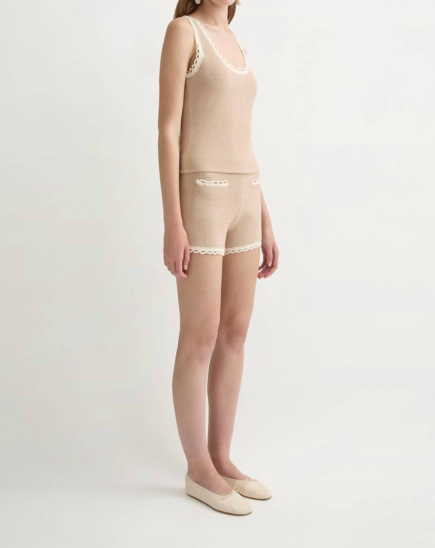 Posse - Willow Sleeveless Scallop Top