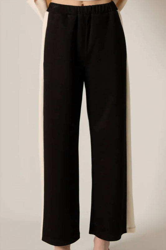 P.Cill - Butter Modal Side Strip Wide Leg Pants