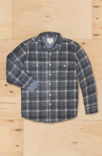 True Grit - Men's Plaid Long Sleeve Button Down Shirt