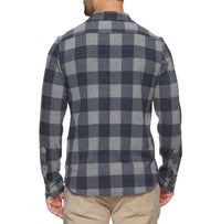 Fairfax & Favor - Thatcher Long Sleeve Hero Knit Flannel Shirt Top
