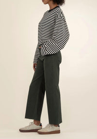 KUT FROM THE KLOTH Meg High Rise Fab Wide Leg Pants in sherwood - women's jeans - alternate view