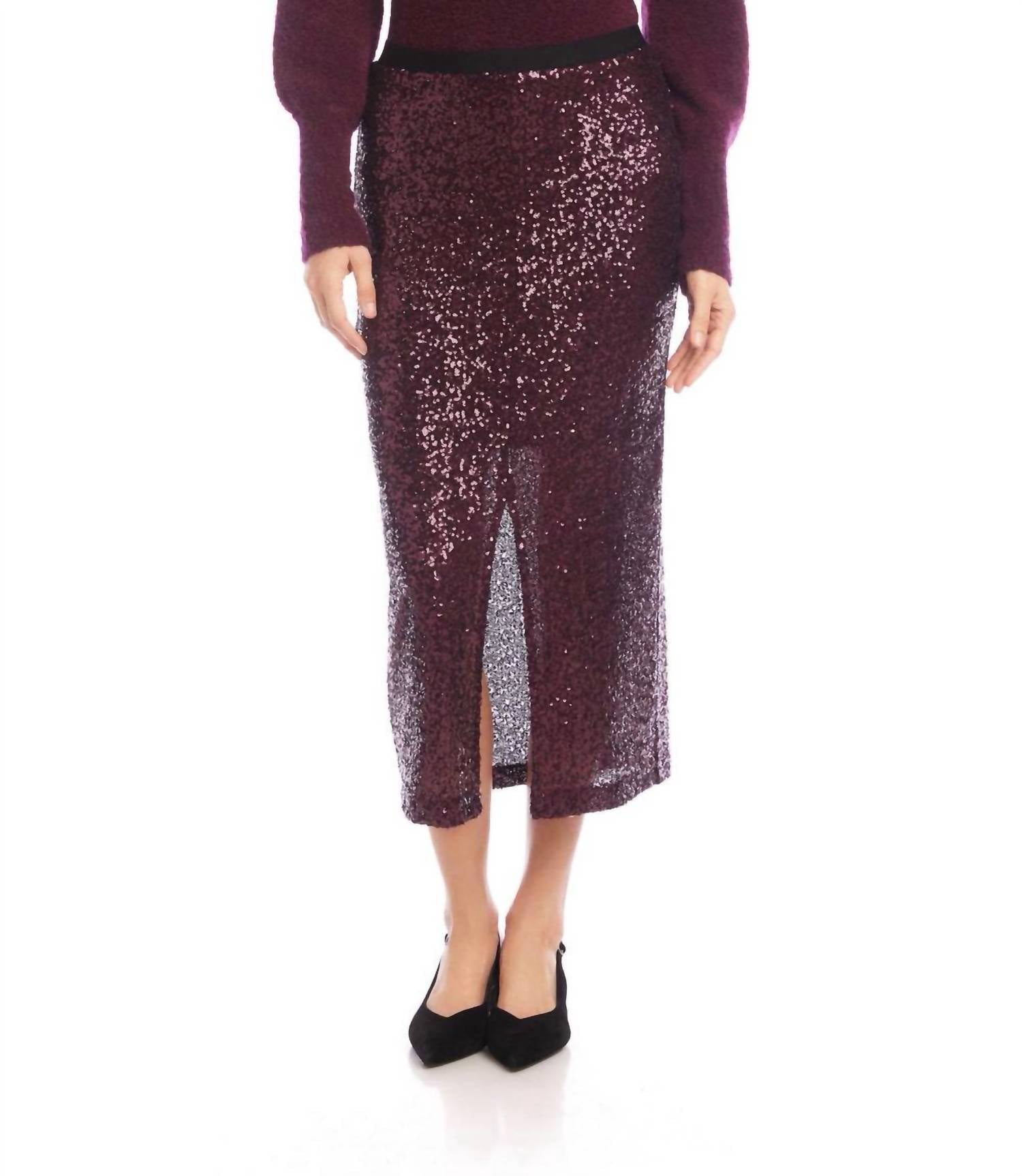 Karen Kane - Sequin Midi Skirt