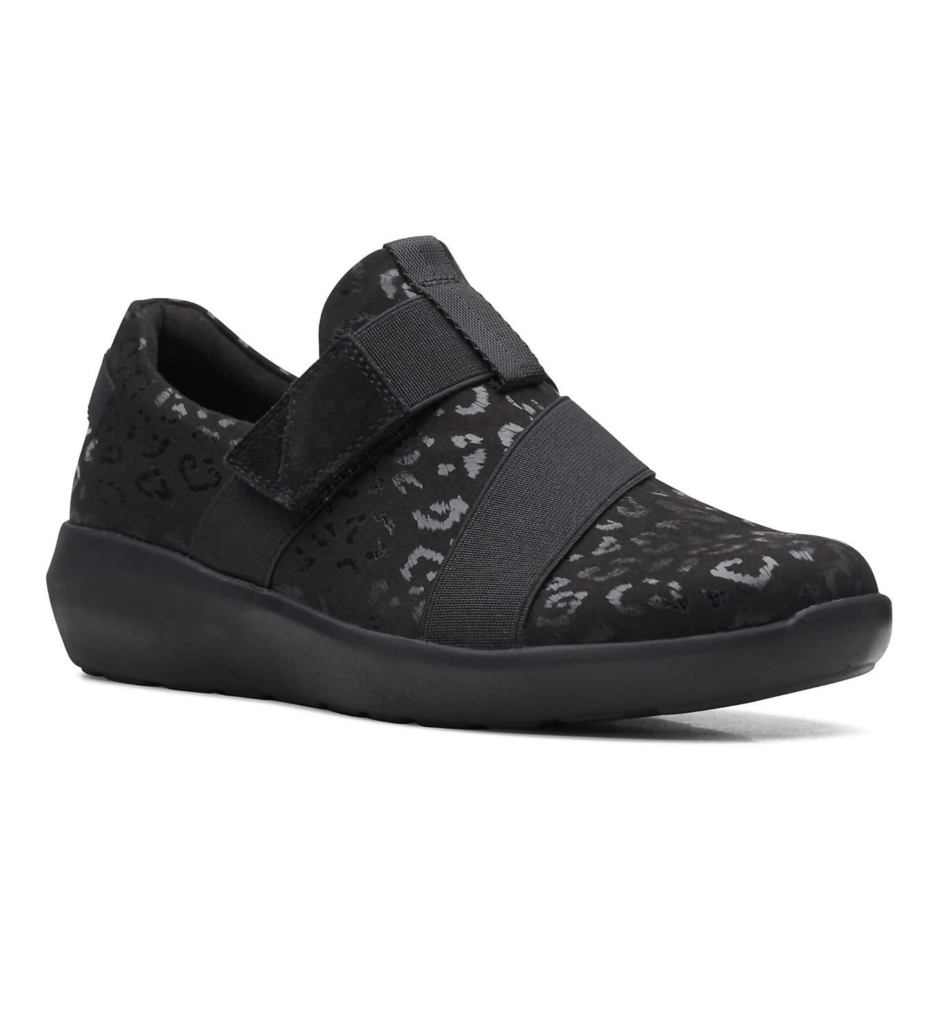 Clarks Women's Kayleigh Charm Loafer in black textile - women's flats