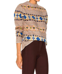 Victoria Beckham - Pre-loved Intarsia Wool & Alpaca Blend Jumper
