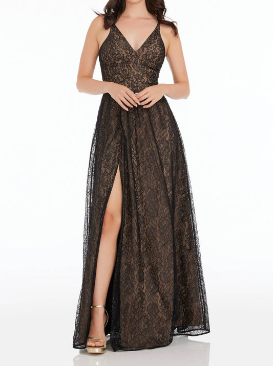 Dress The Population - Danae Lace Gown Dress