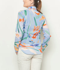 De Loreta - Carmela Blouse Jaleo Celeste