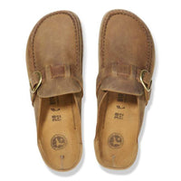 Birkenstock - Unisex Buckley Natural Leather Oiled Clogs