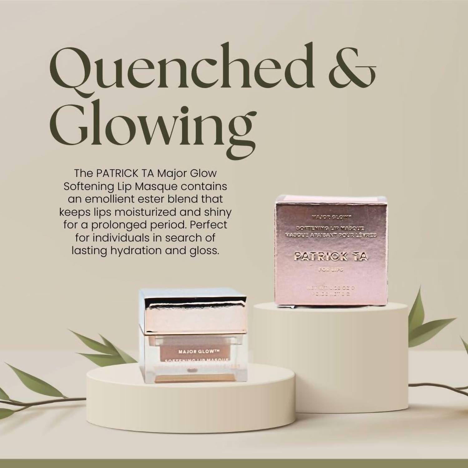 Patrick Ta Beauty She's Juicy Major Glow Softening Lip Masque in pink - women's item - detail view