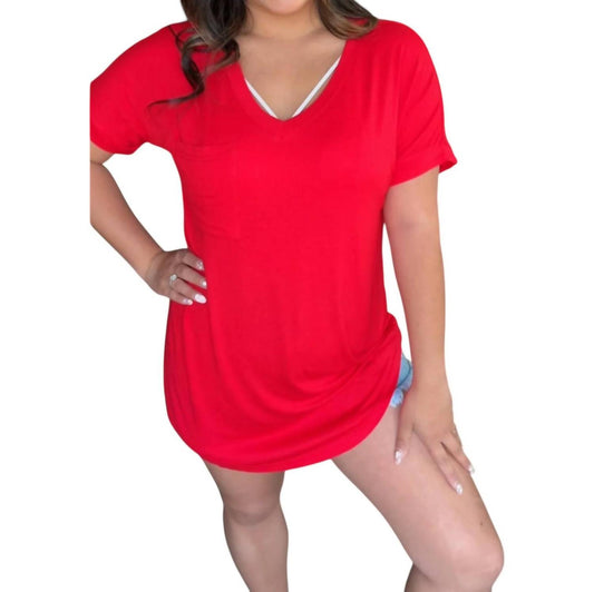 Jadyk - Celeste Pocket V Neck Tee