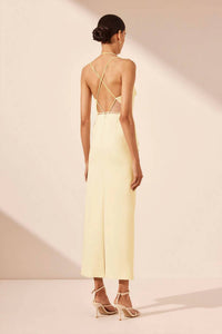 Shona Joy - Lani Draped Cross Back Midi Dress