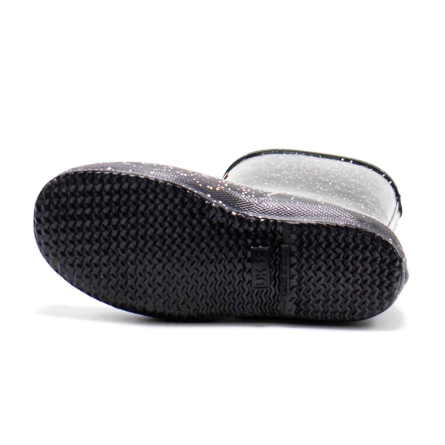 HUNTER Kids Original First Giant Glitter Rain Boots in black - kids' shoe - view 8