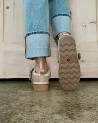Vintage Havana - Women's Suede Wedged Shoe