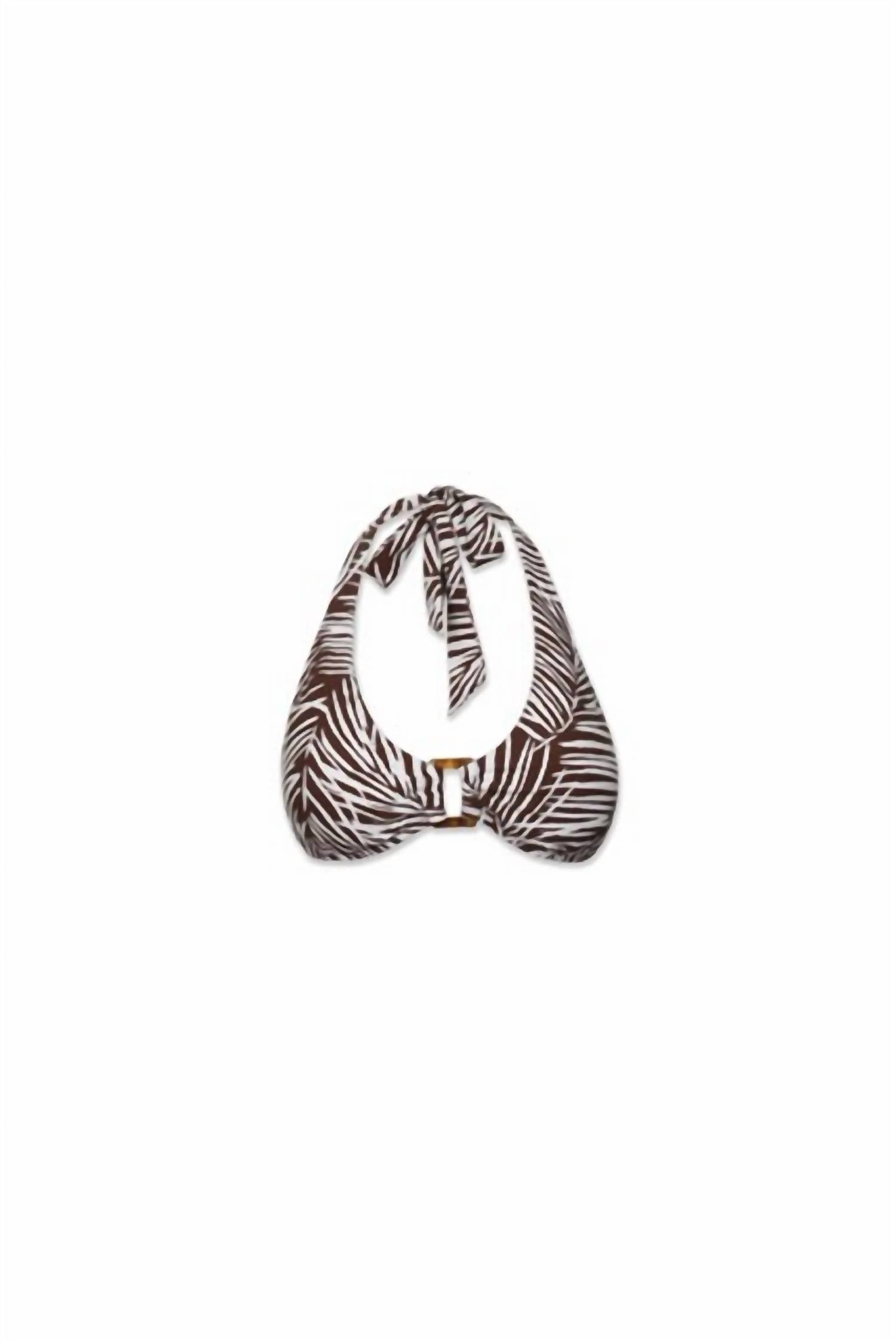 Helen Jon - Tortoise Halter Bikini Top