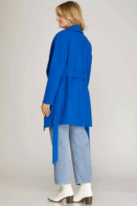 She + Sky - Long Sleeve Open Front Coat
