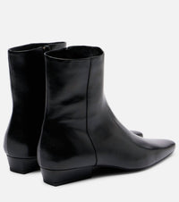 Staud - Women's Wally Leather Flat Ankle Boot