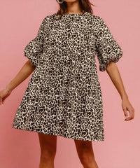 Bibi - Denim Back Contrast Tie Detail Mini Dress