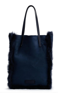 pedro garcia Women's Churra Bag in marina suede - women's bag