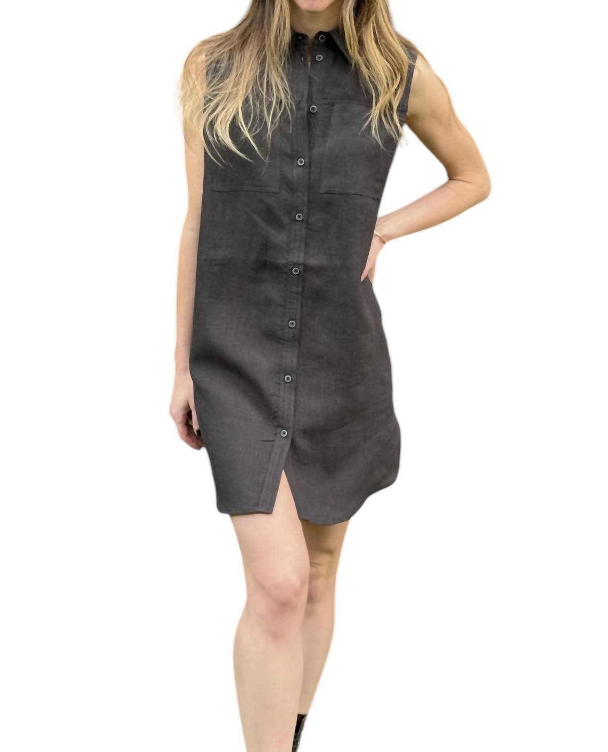 Oat New York - Sleeveless Shirt Dress