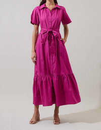 Sugarlips - Women's Valery Button Down Maxi Dress