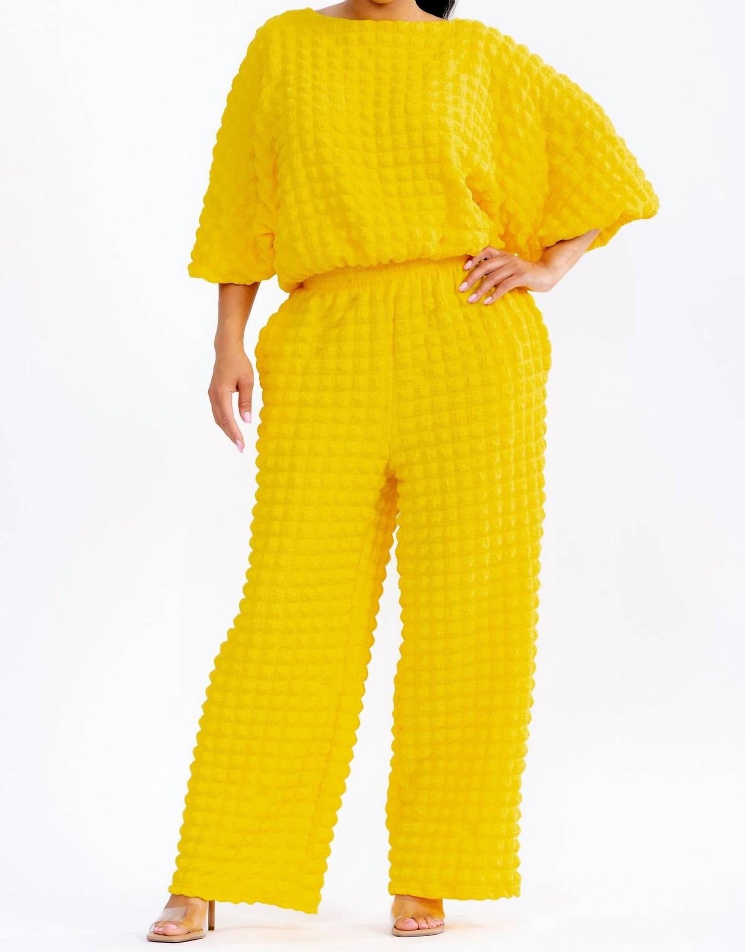 Karen T Design - Relaxed-fit Top & Wide-leg Pants