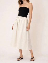Blu Pepper - Two Toned Midi Dress