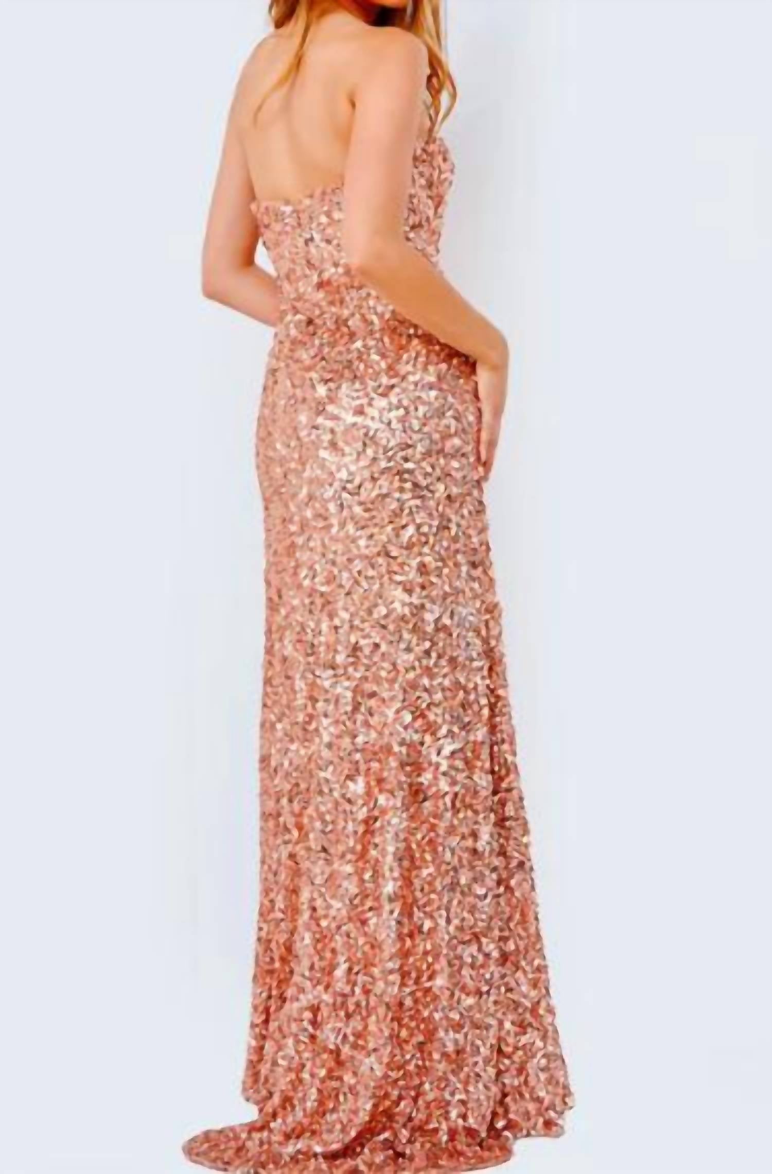 Jovani - Strapless Gown