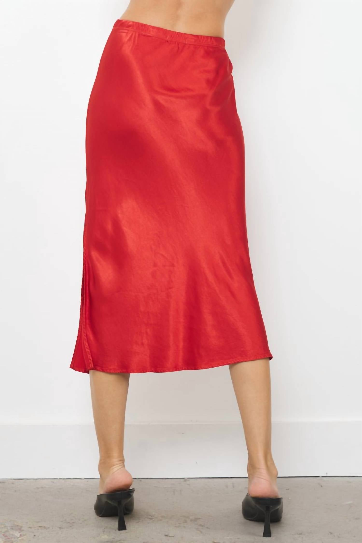 Lamade - DORIT SILKY SLIP SKIRT