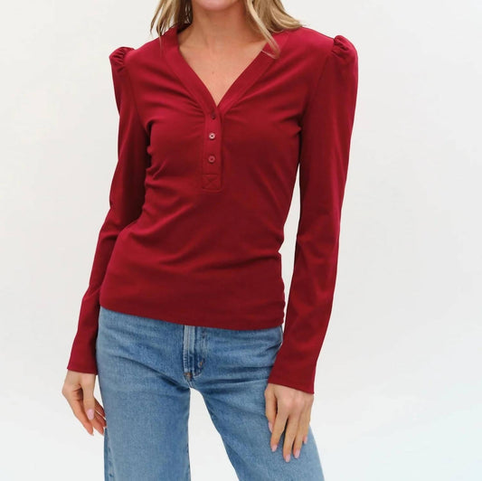 Six/Fifty - Emily Puff Sleeve Top