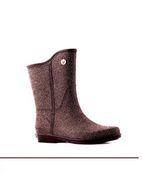 Fabric Touch Rain Boots