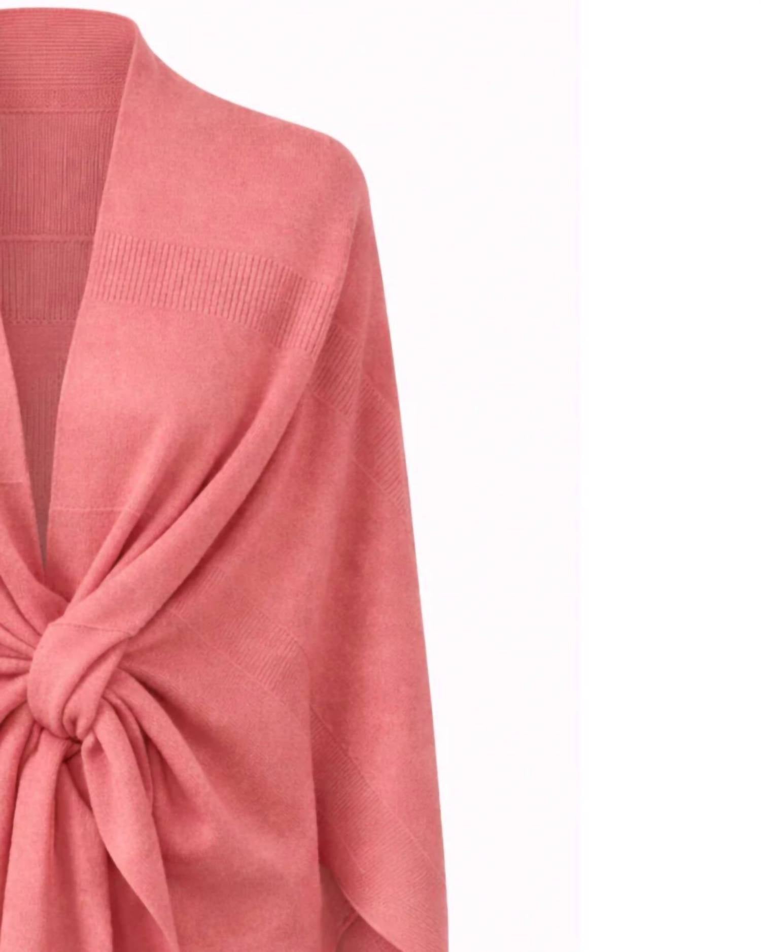 J'Envie/Eli Women's Foundation Tab Wrap in blossom - women's scarf - detail view