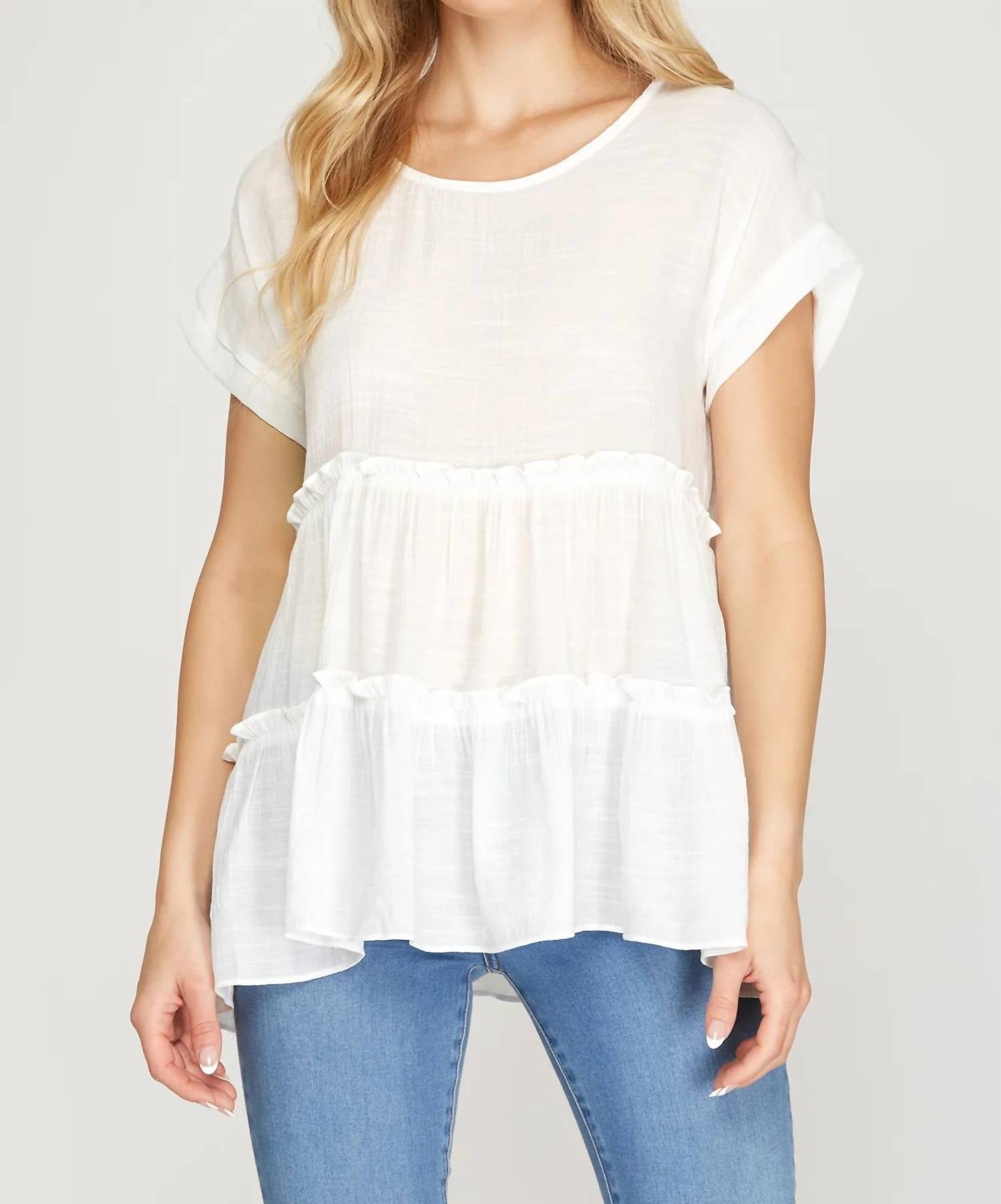 She + Sky - Beachin' It Blouse
