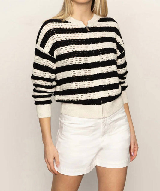 Sanctuary - Open Knit Bomber Jacket