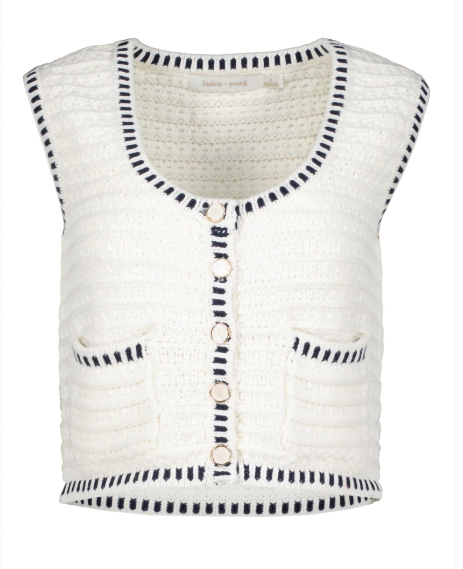 Bishop + Young - Luxe Crochet Sweater