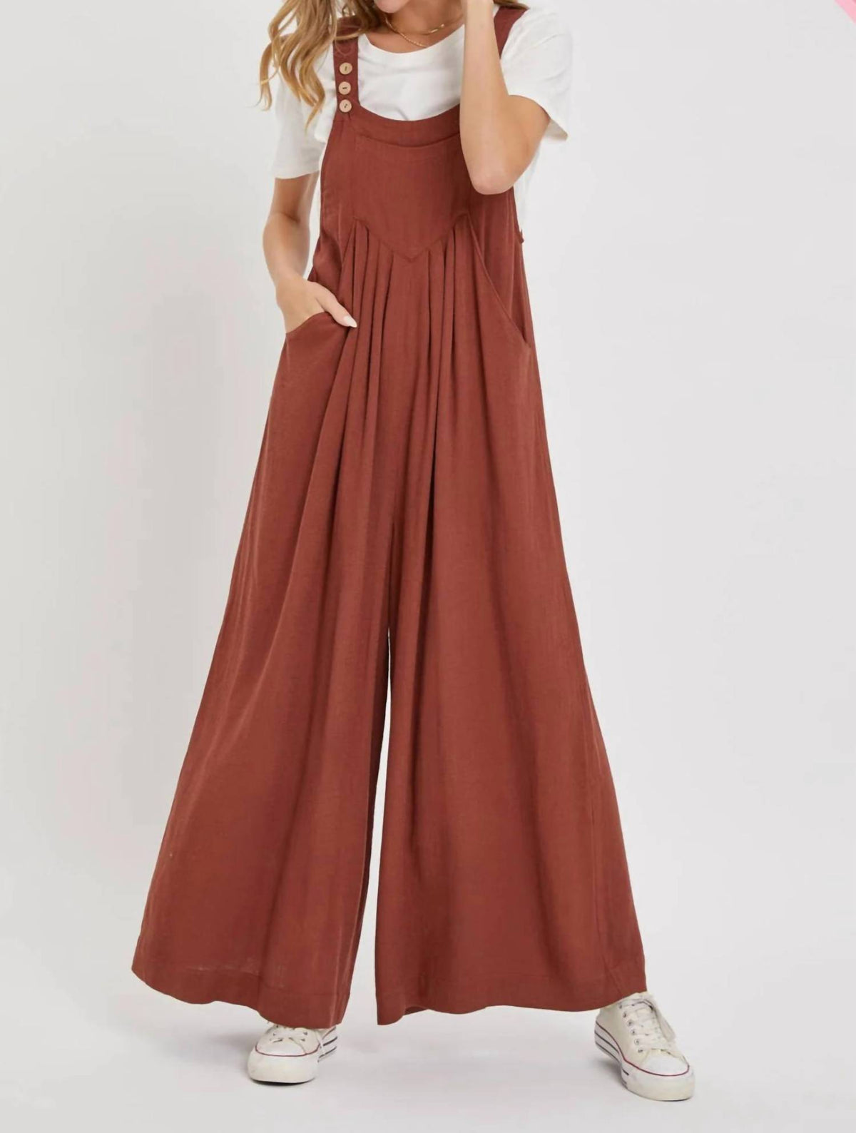 Sweet Lovely By Jen - Harvest Overall Jumpsuit