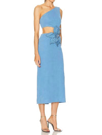 Patbo - Flower Applique Midi Dress