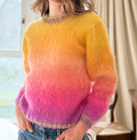 Rose Carmine - O Tie & Dye Sweater