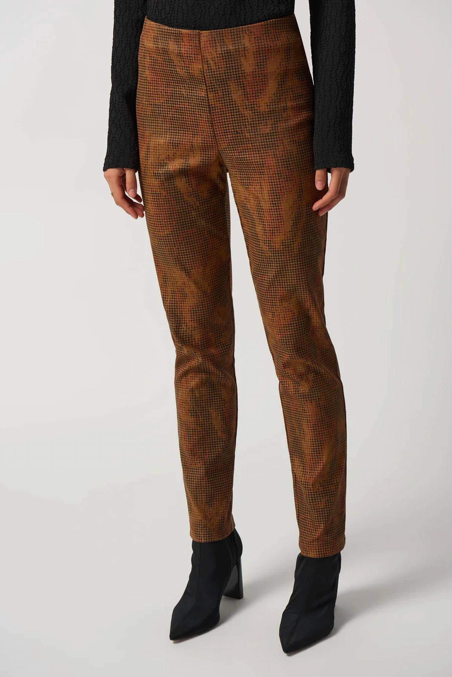 Joseph Ribkoff - SLIM FIT HOUNDSTOOTH PANTS
