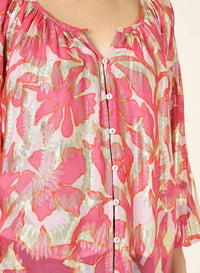 Omika - Flora Peasant Sleeve Blouse