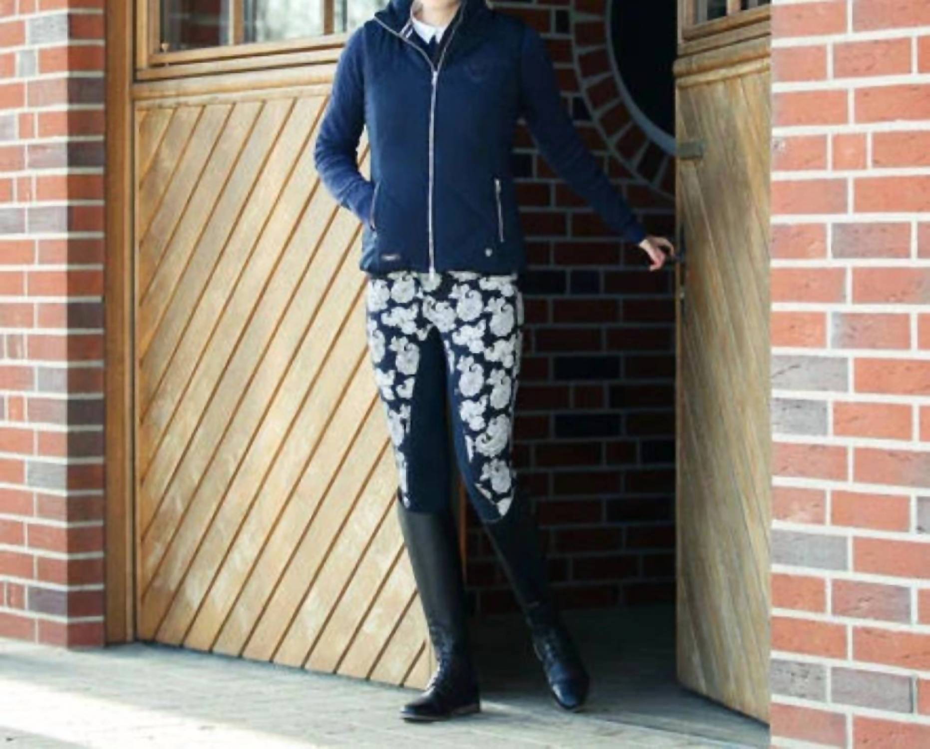 Horze - Women's Cara Paisley Print Fullseat Breeches